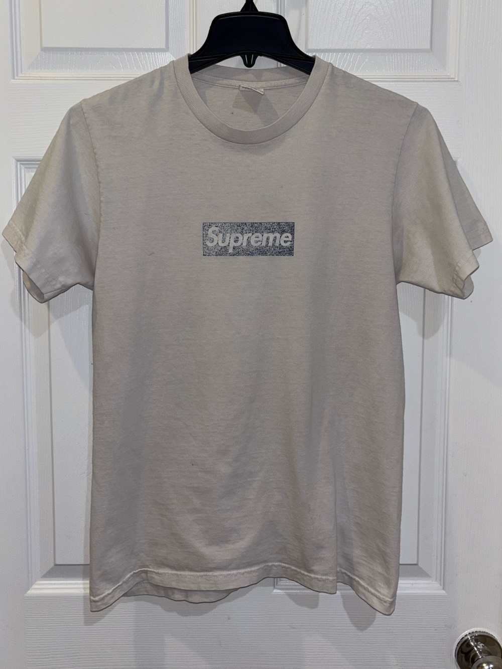 Supreme x New York Yankees Box Logo Tee SZ M